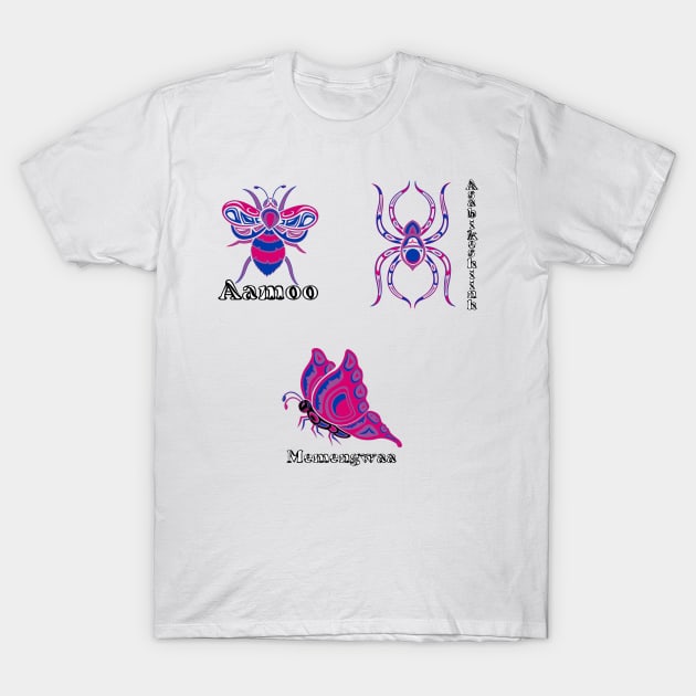 Bisexual Indigenous Buggies T-Shirt by KendraHowland.Art.Scroll